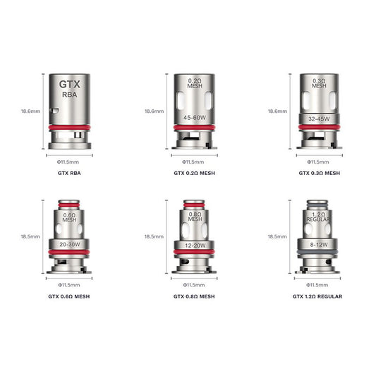 Vaporesso GTX Coils - 5 Pack [0.2ohm Mesh]-0