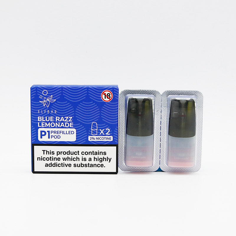 Elf Bar Mate 500 Pre Filled Pod - 2 Pack [Blue Razz Lemonade 20mg]-0