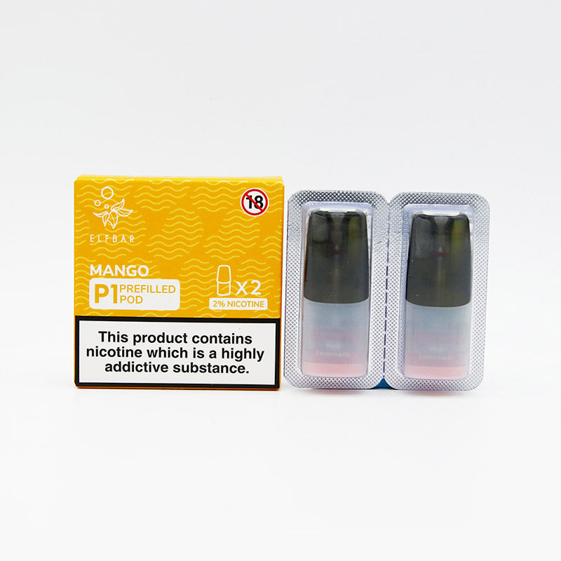 Elf Bar Mate 500 Pre Filled Pod - 2 Pack [Mango 20mg]-0