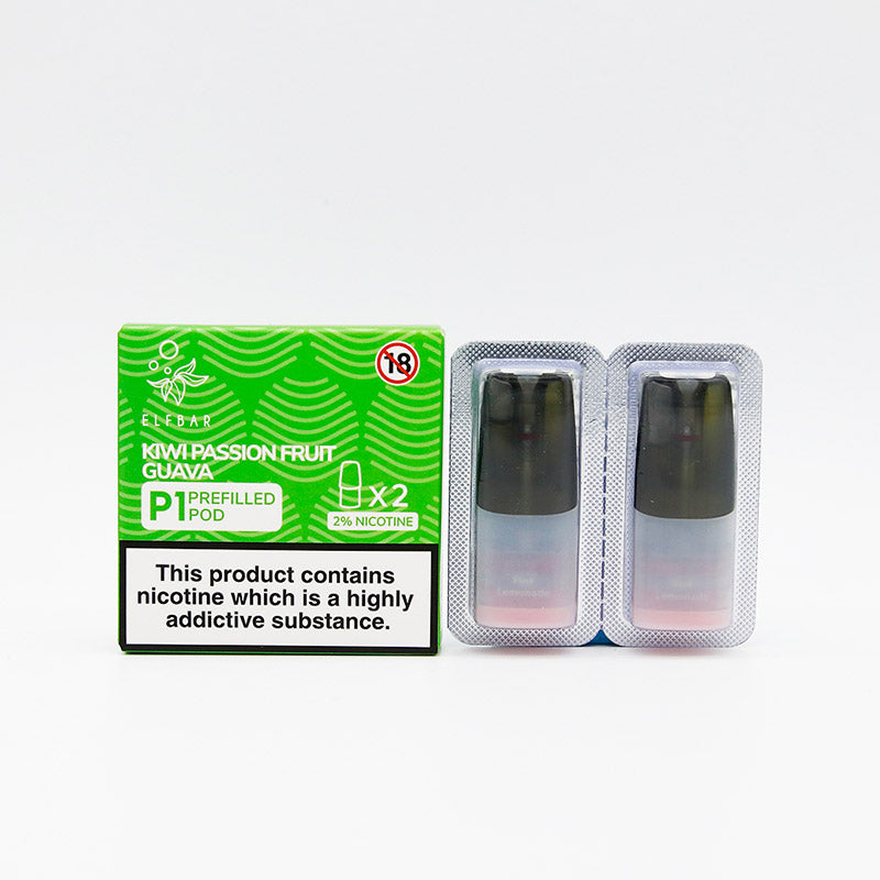 Elf Bar Mate 500 Pre Filled Pod - 2 Pack [Kiwi Passion Fruit Guava 20mg]-0