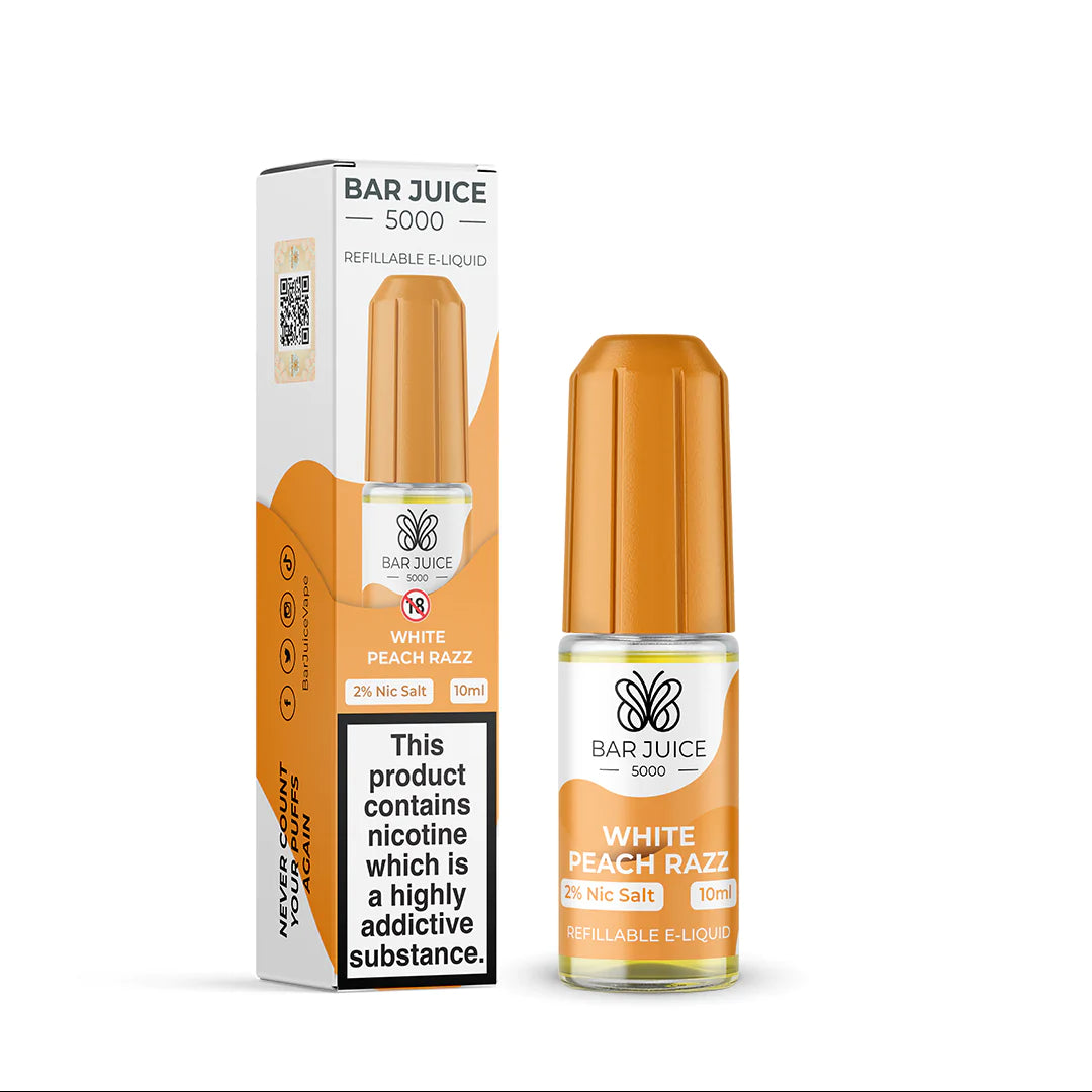 Bar Juice - Nic Salt - White Peach Razz [20mg]-0