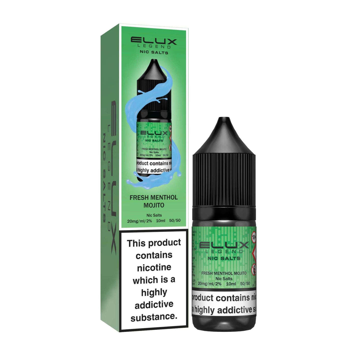 Elux - Nic Salt - Fresh Menthol Mojito [10mg]-0