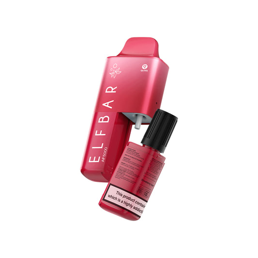 Elf Bar AF5000 Rechargeable Pod - Strawberry Ice [20MG]-0