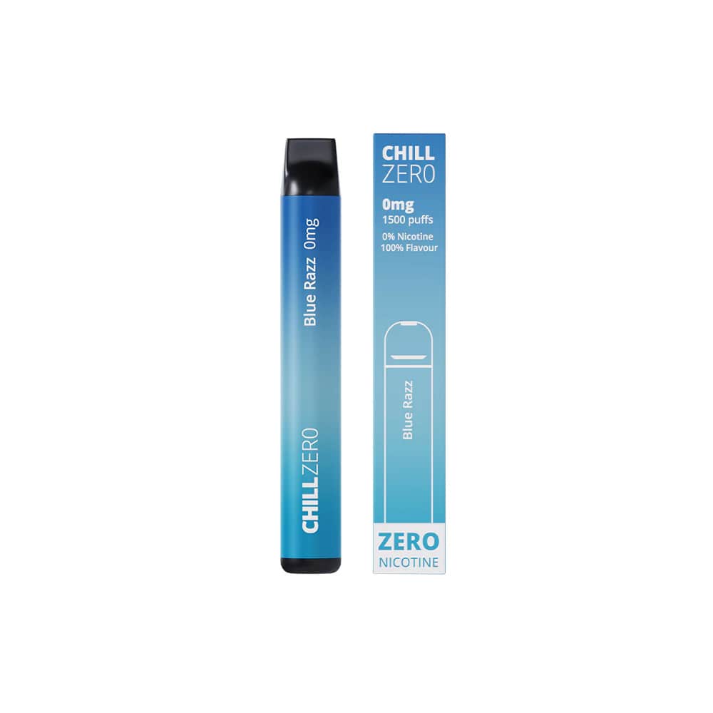 Chill ZERO 1500 Disposable Pod - Blue Razz [0mg]-0