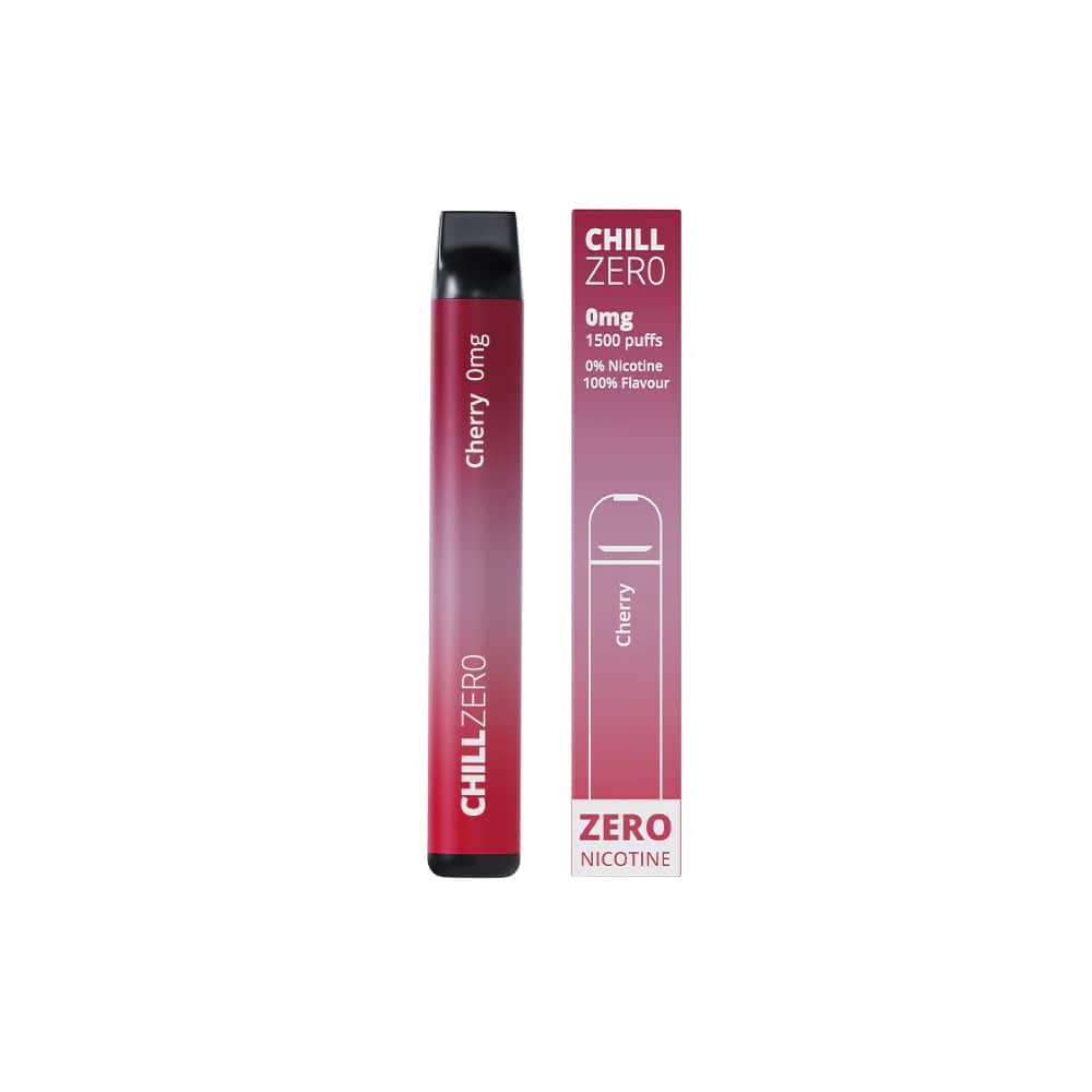 Chill ZERO 1500 Disposable Pod - Cherry [0mg]-0