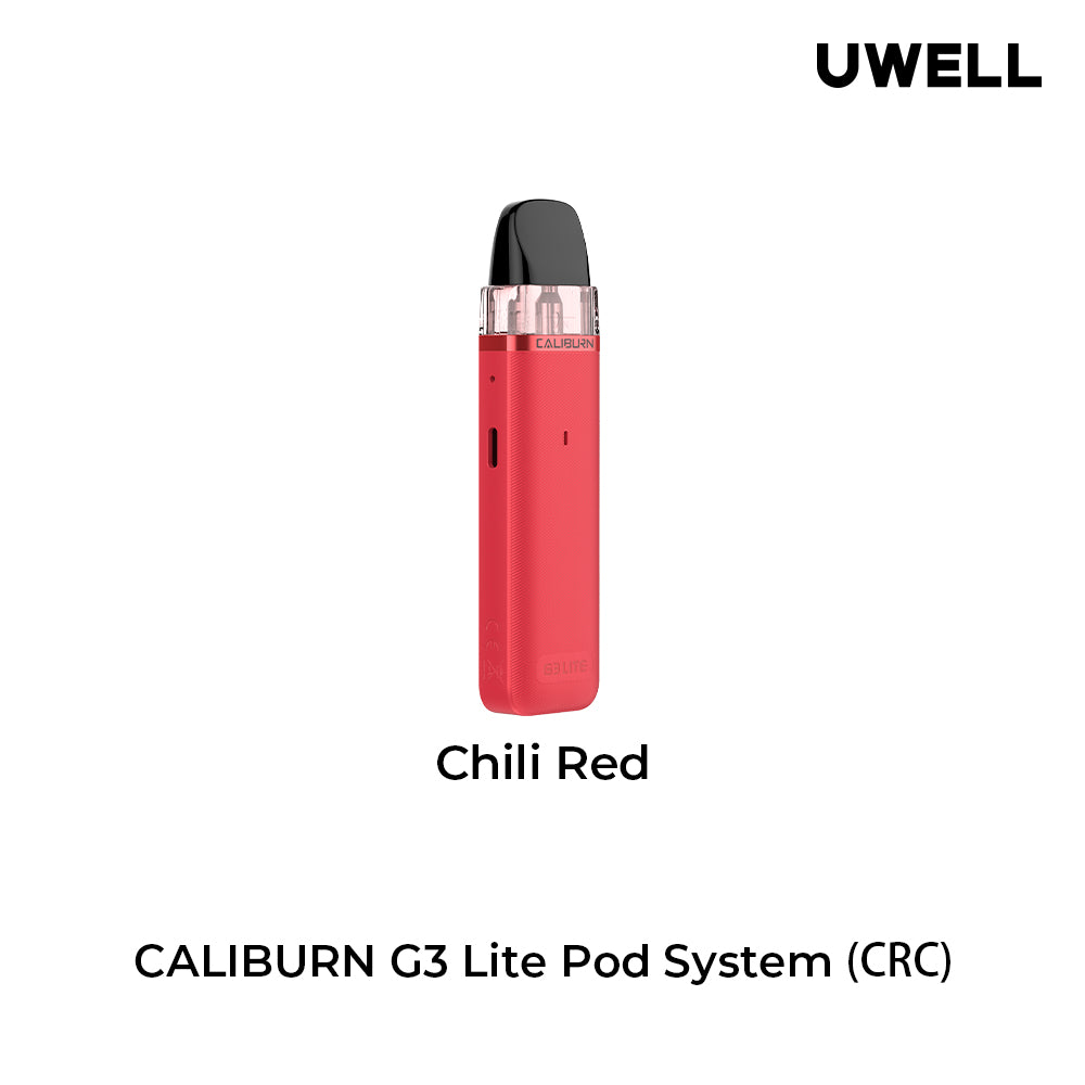 Uwell Caliburn G3 Lite Pod Kit [Chilly Red]-0