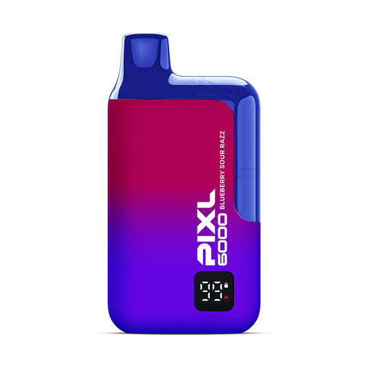 Pixl 6000 Rechargeable Pod - Blue Sour Razz [20MG]-0