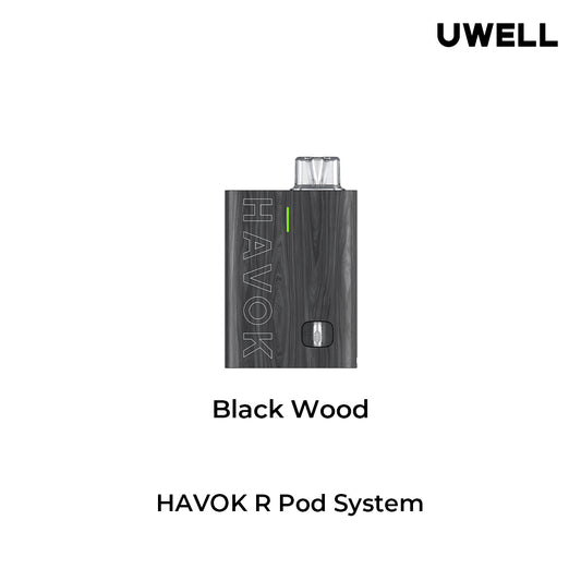Uwell Havok R Pod Kit [Black Wood]-0