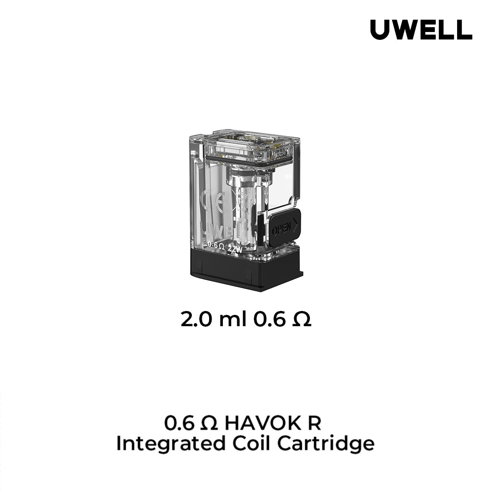 Uwell Havok R Replacement Pods - 4 Pack [0.6ohm]-0