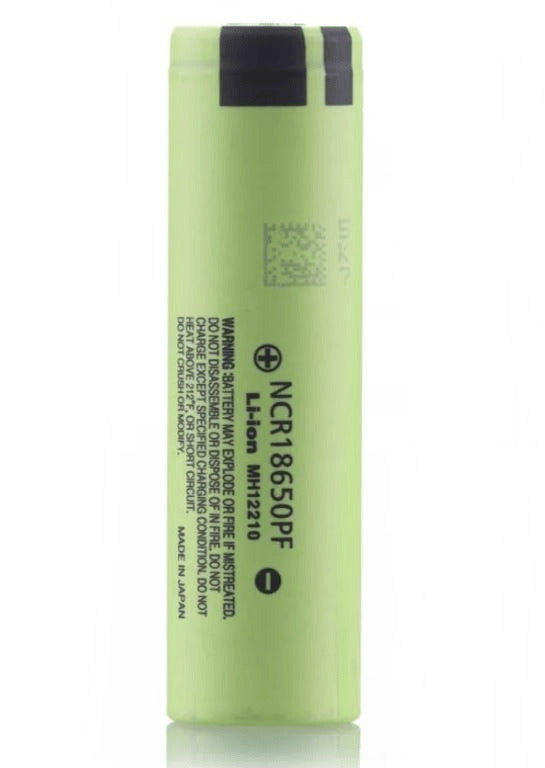 Panasonic NCR18650PF - 18650 Battery - 2900mAh - 10A - Max 30W Single / Max 60W Dual^