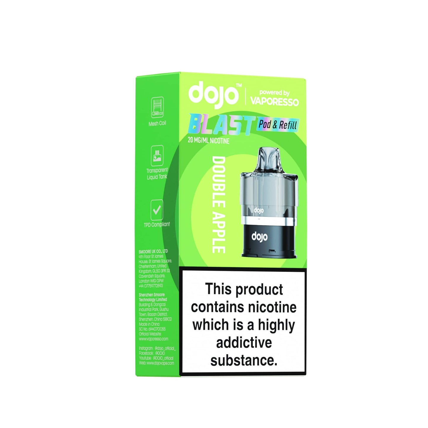 DOJO BLAST 6000 Pod (Powered by Vaporesso) & Refill