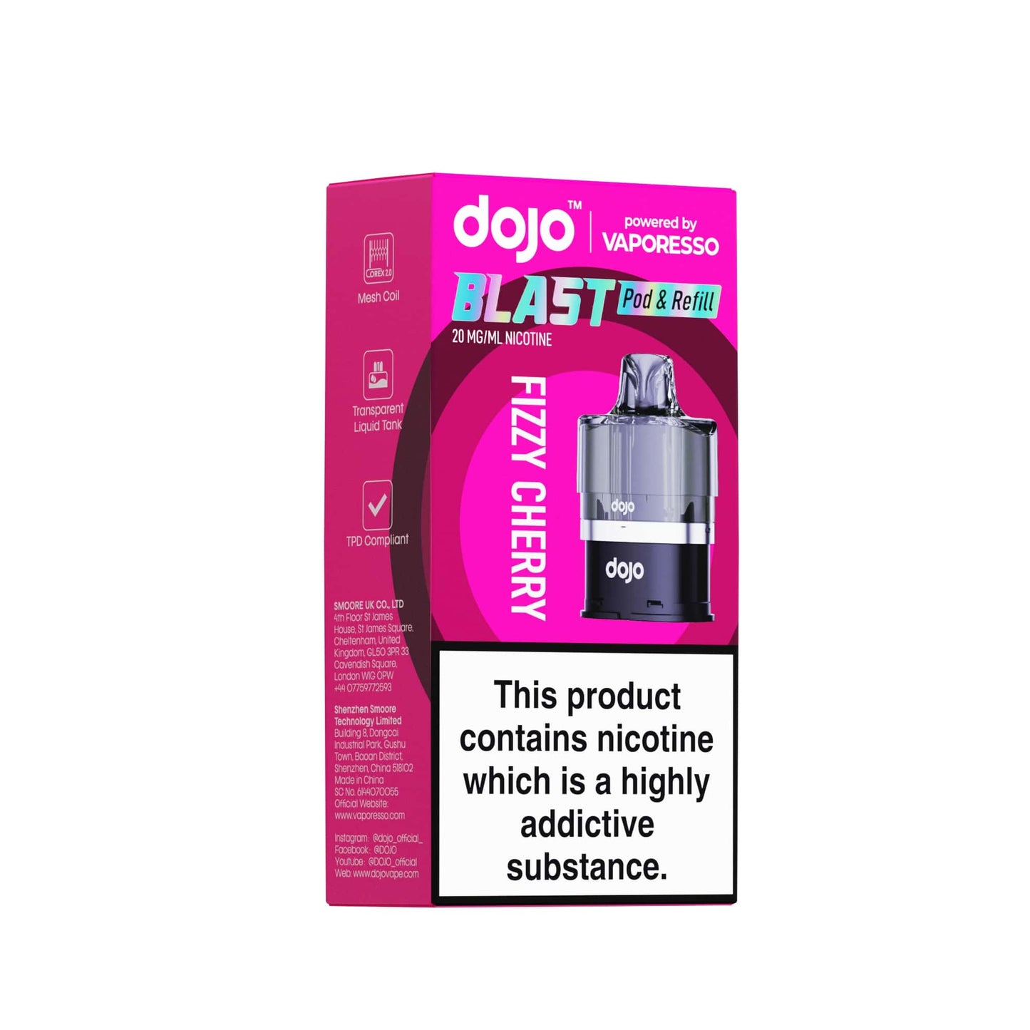 DOJO BLAST 6000 Pod (Powered by Vaporesso) & Refill