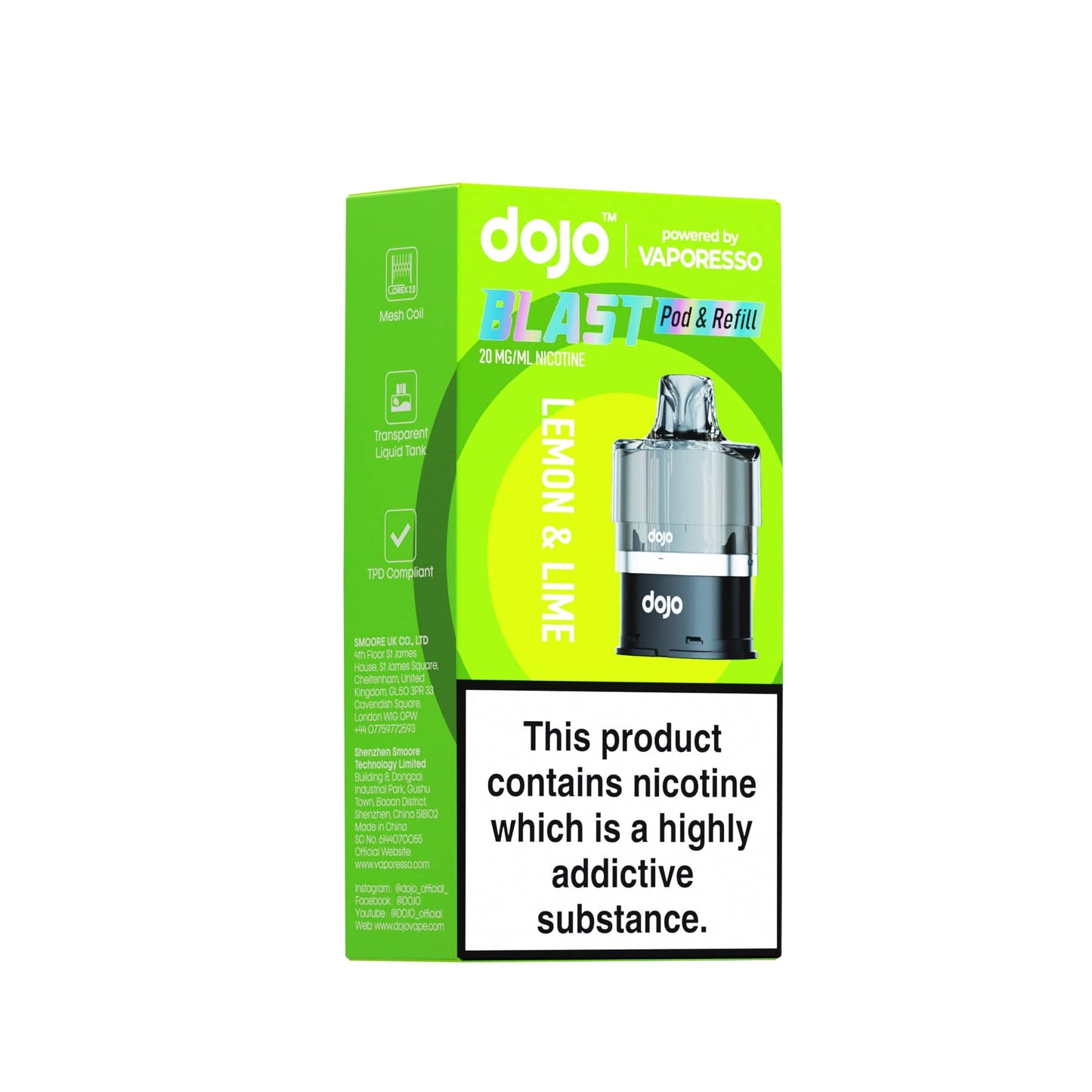 DOJO BLAST 6000 Pod (Powered by Vaporesso) & Refill