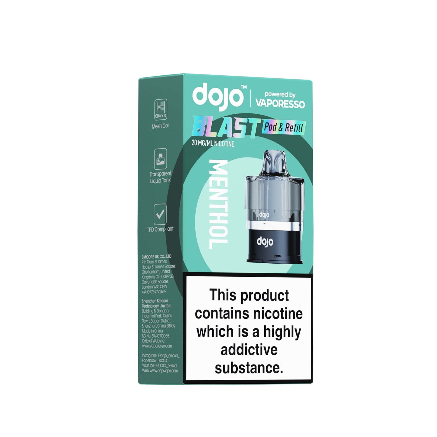 DOJO BLAST 6000 Pod (Powered by Vaporesso) & Refill