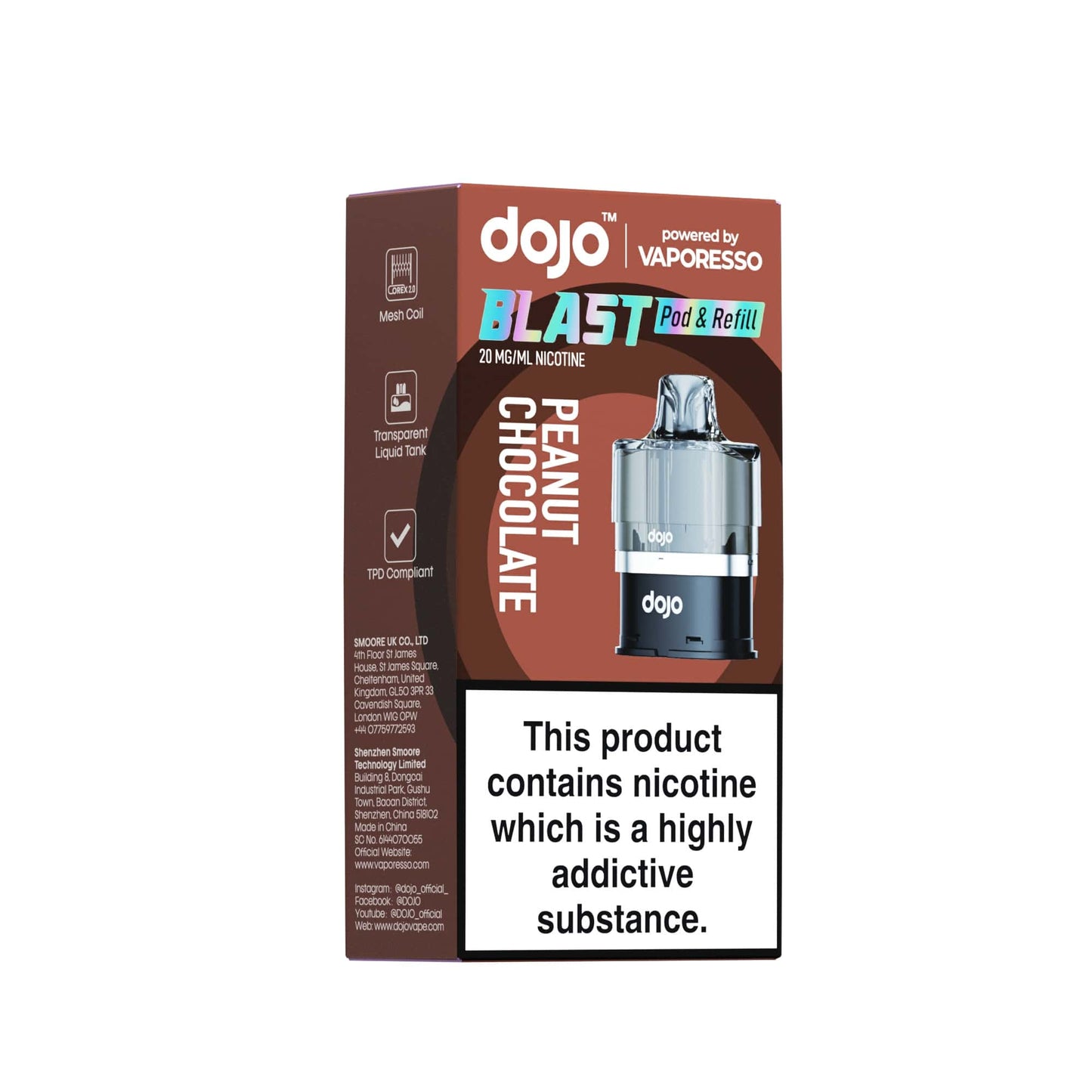 DOJO BLAST 6000 Pod (Powered by Vaporesso) & Refill