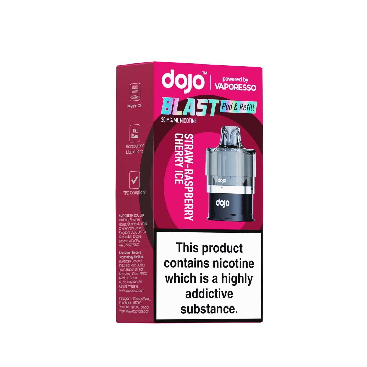 DOJO BLAST 6000 Pod (Powered by Vaporesso) & Refill