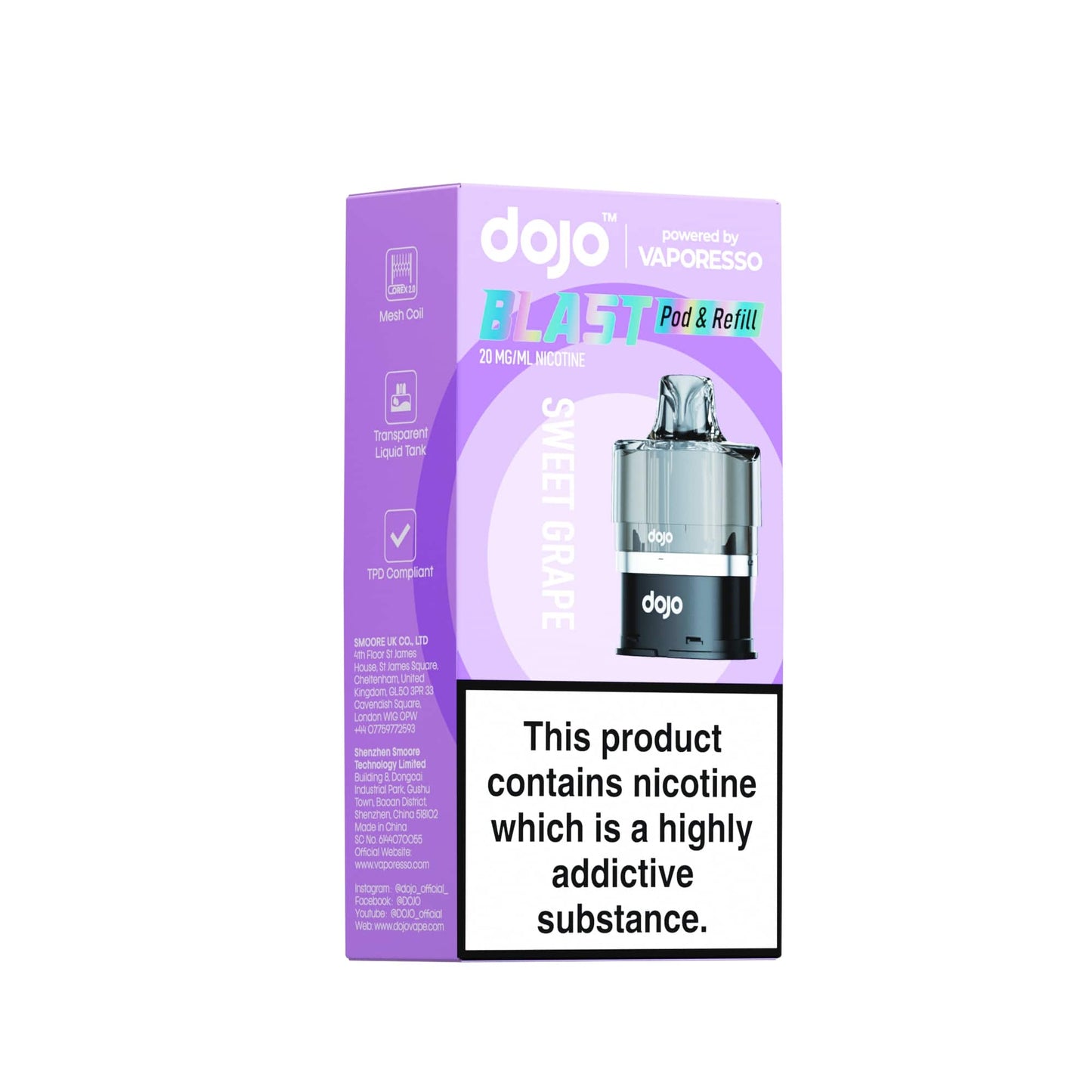 DOJO BLAST 6000 Pod (Powered by Vaporesso) & Refill