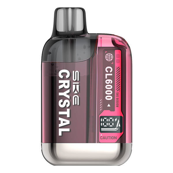 SKE Crystal CL6000 Rechargeable Pod - Cherry Ice [20mg]