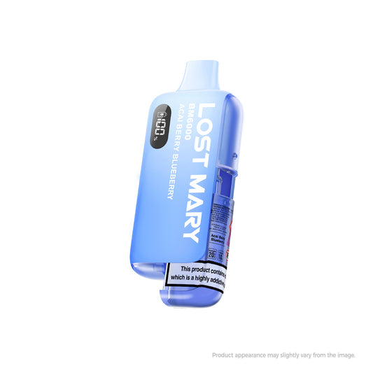 Lost Mary BM6000 Rechargeable Pod - Acai Berry Blueberry [20mg]