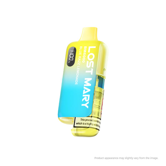 Lost Mary BM6000 Rechargeable Pod - Blue Razz Lemonade [20mg]