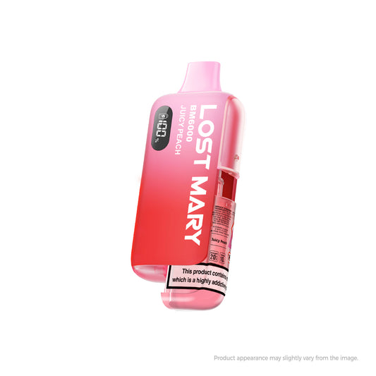 Lost Mary BM6000 Rechargeable Pod - Juicy Peach [20mg]