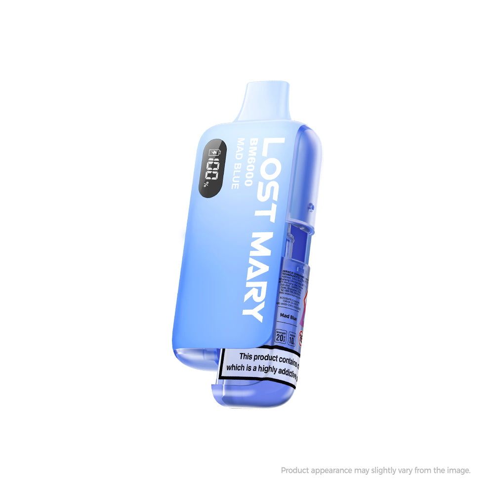 Lost Mary BM6000 Rechargeable Pod - Mad Blue [20mg]